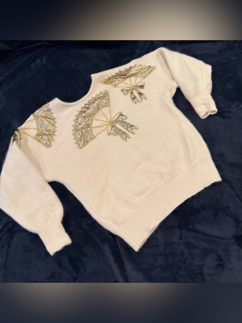 Rabbit & lambs wool sweater